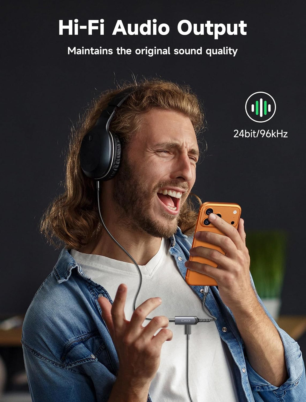 USB C Headphone Adapter and Charger, 2-In-1 Type to 3.5Mm Audio with PD 60W Fast Charging for Iphone 16 Pro/16 Pro Max/16/16 Plus/15 Pro Max/15 Pro,Samsung S24/S24+/S23/S22/S21,Ipad Pro-Red